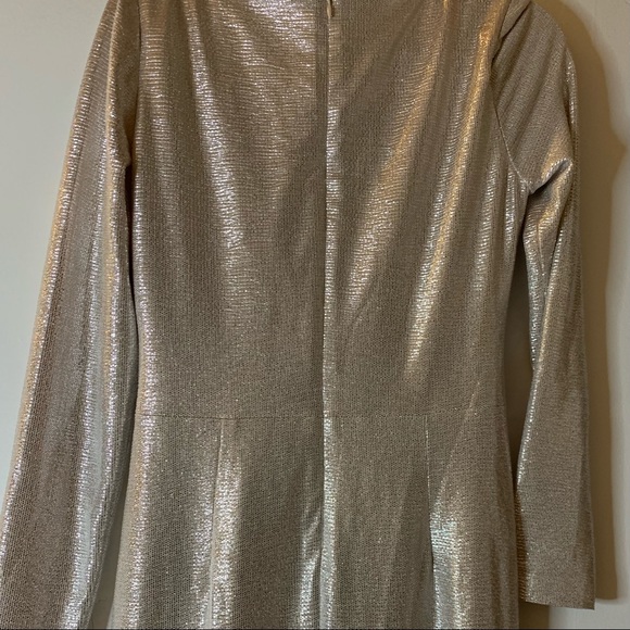 Eliza J Silver/White Gown - Picture 6 of 9